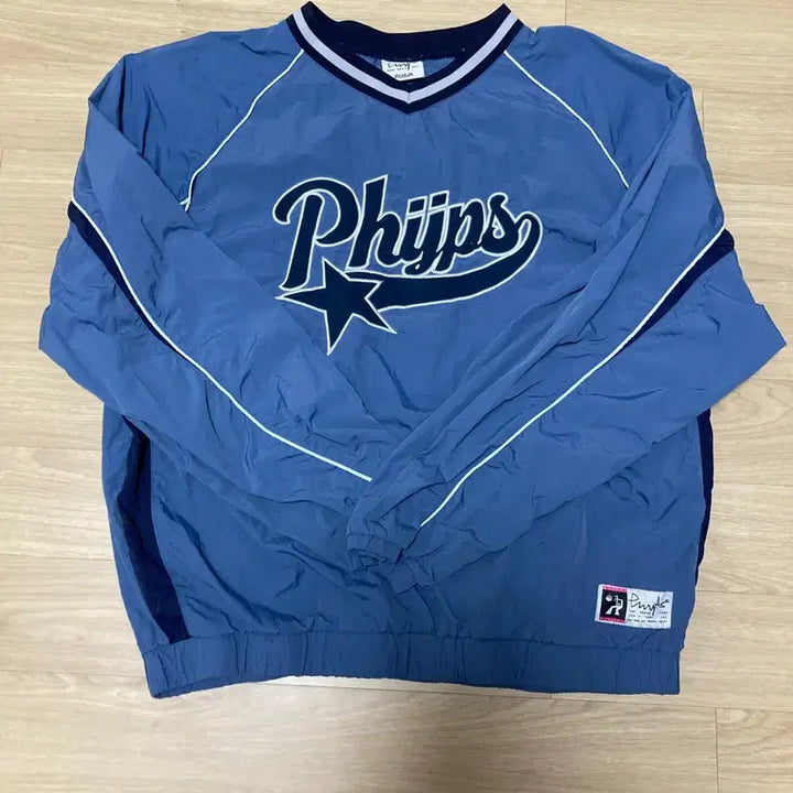[BUNJANG] Physical Department Tail Logo Long Sleeve Navy M / 피지컬 디파트먼트 테일로고 롱슬리브 네이비 M