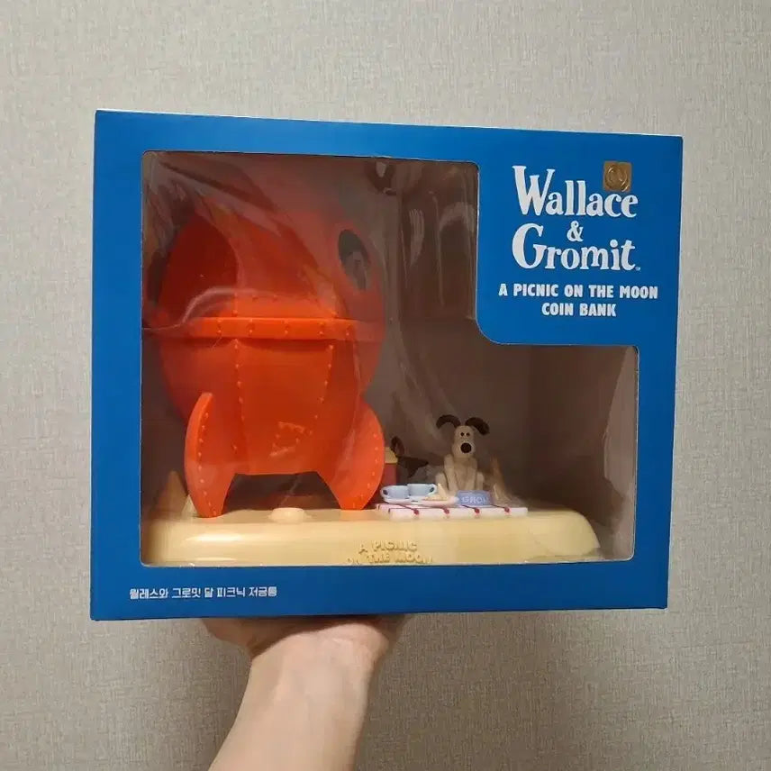 [BUNJANG] Wallace &amp; Gromit Moon Picnic Piggy Bank / 할인)월레스와 그로밋 달 피크닉 저금통