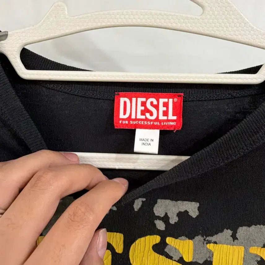 [BUNJANG] Diesel Dirty Block T-Shirt / 디젤 더티 블록 티셔츠