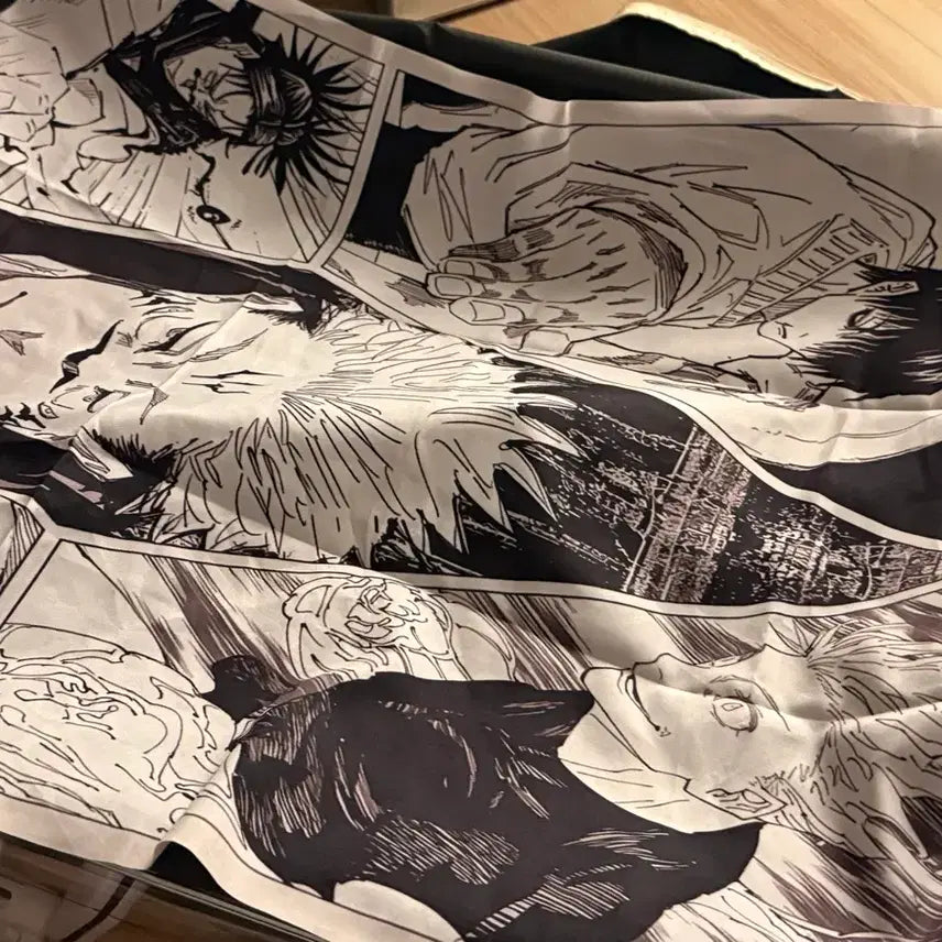 [BUNJANG] Jujutsu Kaisen Manga Print Fabric Poster / 주술회전 만화 프린팅 패브릭