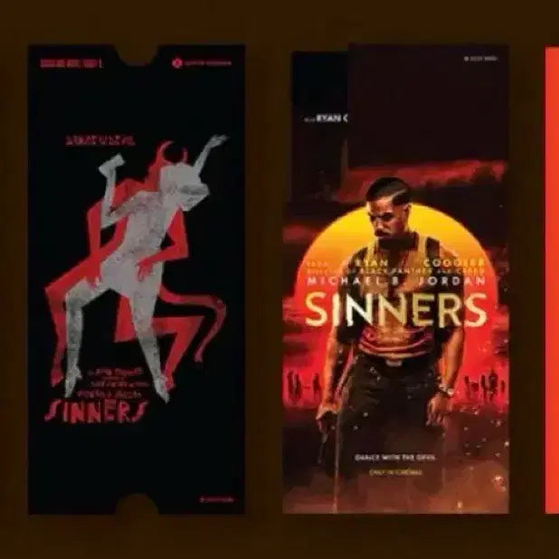 [BUNJANG] Sidus Kwang-eum Poster + Movie Ticket Bundle Set / 씨너스 광음포스터 + 무비티켓 일괄