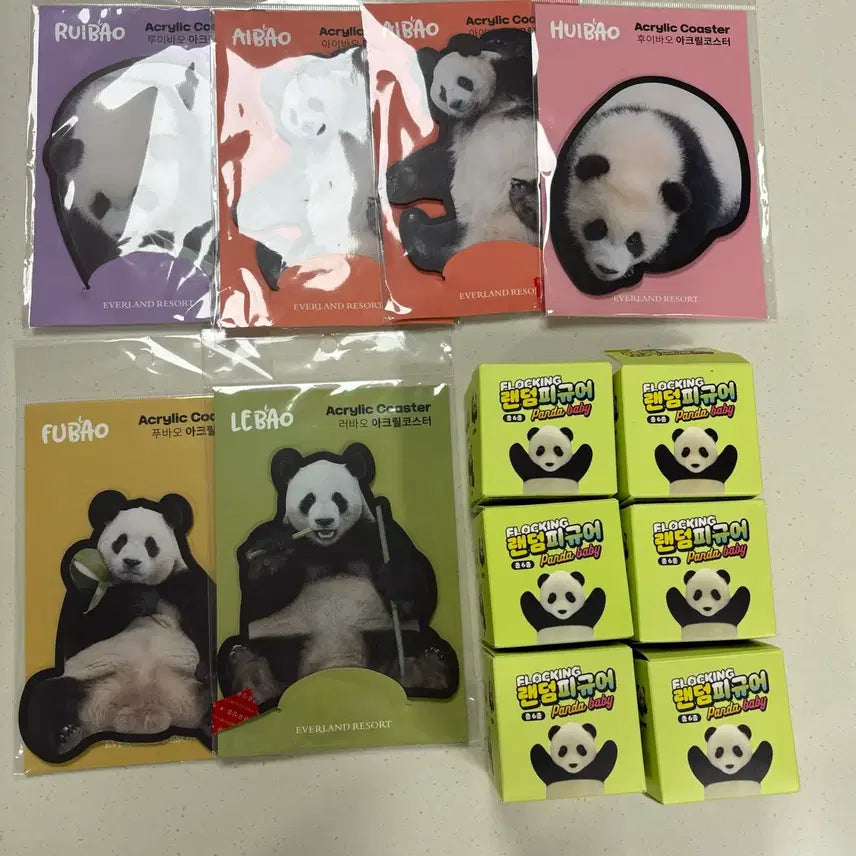 [BUNJANG] Everland Bao Family Set Figures / 에버랜드 푸바오 바오패밀리 일괄