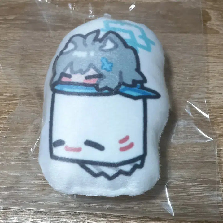 [BUNJANG] Blue Archive Shiroko Double-Sided Cushion Keychain with Squeaker / 블루 아카이브 시로코 양면 쿠션 키링 삑삑이