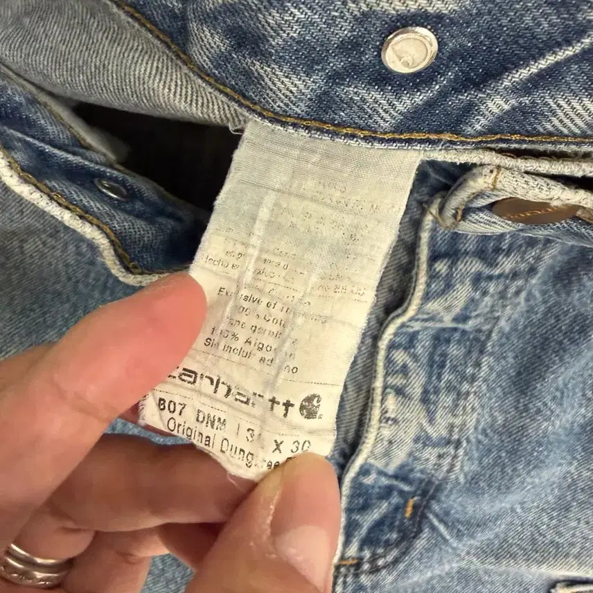 [BUNJANG] Carhartt Vintage B07 Double Knee Denim Pants 36x30 / 오리지널 USA 빈티지 칼하트 데님 더블니 B07 36X30