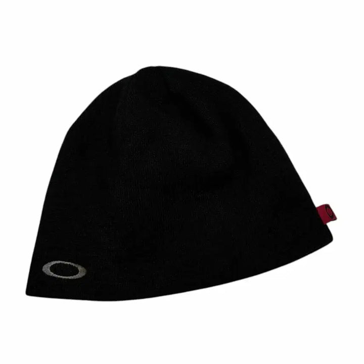 [BUNJANG] Oakley Y2K Acrylic Beanie Hat Black / 오클리 Y2K 아크릴 비니 모자 블랙