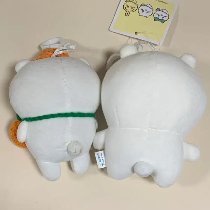 [BUNJANG] Jeju Nongdamgom x Chiikawa Plush Keychain Bundle Set / 제주 농담곰 / 치이카와 누이 키링 인형 일괄