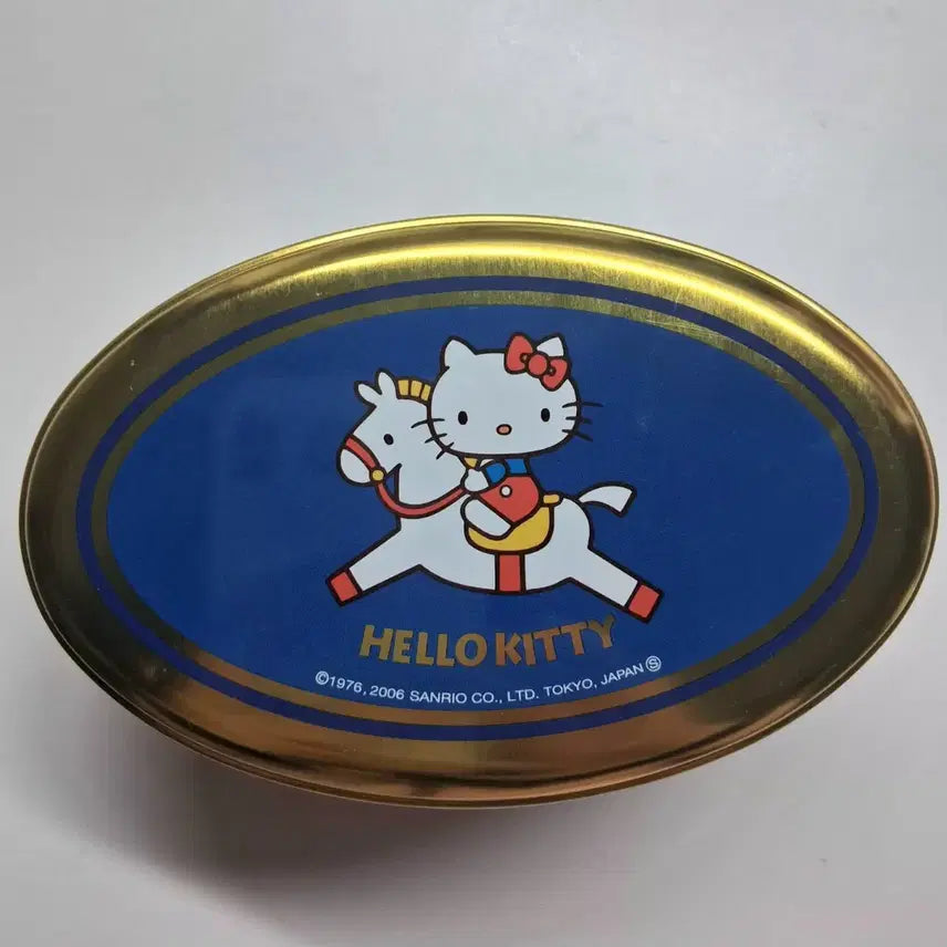 [BUNJANG] Classic Hello Kitty Tin Case Storage / 고전키티 틴케이스 보관함