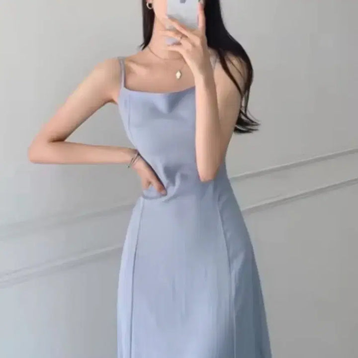 [BUNJANG] Sora Linen Long Dress / 소라 린넨 롱원피스 (새상품)