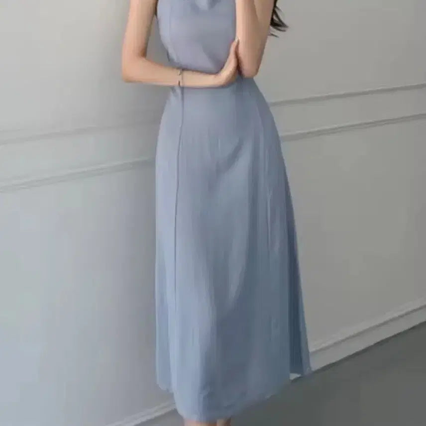[BUNJANG] Sora Linen Long Dress / 소라 린넨 롱원피스 (새상품)