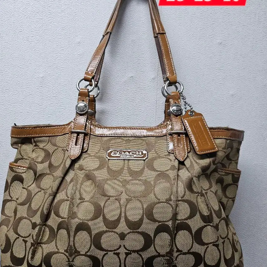 [BUNJANG] Coach Monogram Shoulder Bag / 코치 모노그램 숄더백
