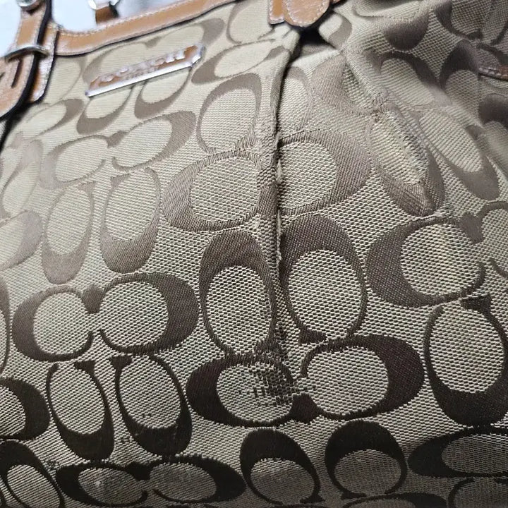 [BUNJANG] Coach Monogram Shoulder Bag / 코치 모노그램 숄더백