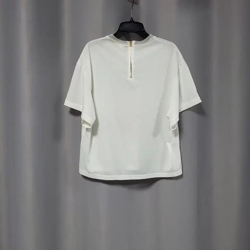 [BUNJANG] White Monkey Printing Short Sleeve T-Shirt / 화이트 몽키 프린팅 반팔 티셔츠