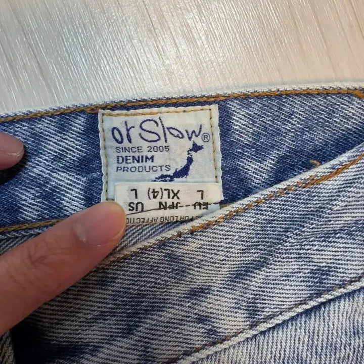 [BUNJANG] OrSlow 105 Sky Blue Jeans XL / orslow 오어슬로우 105 스카이블루  xl