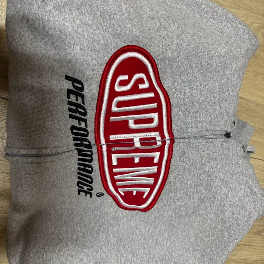[BUNJANG] Supreme Performance Zip-Up Hoodie Sweatshirt Heather Grey / [XXL]슈프림 퍼포먼스 집업 후드 스웨트셔츠 헤더 그레이
