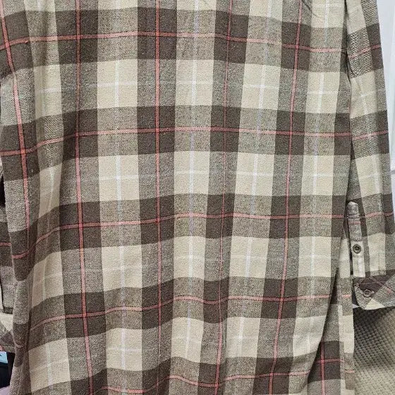 [BUNJANG] Outdoor Products Checked Long Shirt / 아웃도어프로덕츠 체크 롱 셔츠