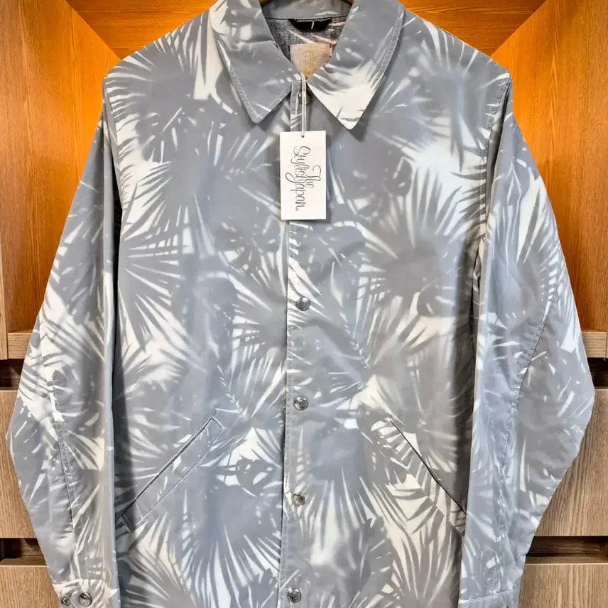 [BUNJANG] The Stylist Japan Vinyl-Layered Coach Jacket (Medium, Grey) / The Stylist Japan Coach Jacket (M)