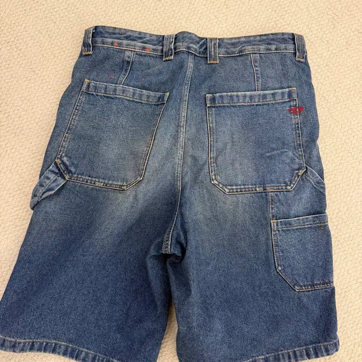[BUNJANG] Diesel D-Livery-W-Short Denim Shorts Medium Blue Size 30 / 디젤 D-Livery-W-숏 데님 쇼츠 미디움 블루 30사이즈