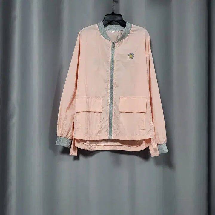 [BUNJANG] Spring Embroidered Bomber Jacket / 바스락 꽃 자수 봄버 자켓