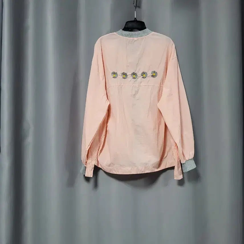 [BUNJANG] Spring Embroidered Bomber Jacket / 바스락 꽃 자수 봄버 자켓