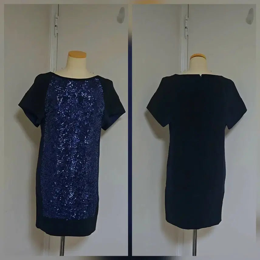 [BUNJANG] Sequined Loose Fit Dress / 미사용 새상품/오브제/시퀸 원피스/1