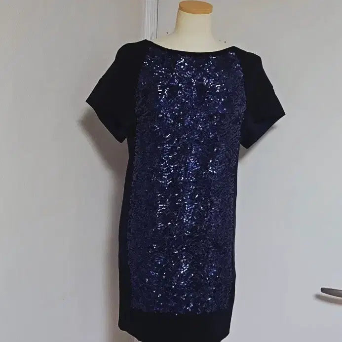 [BUNJANG] Sequined Loose Fit Dress / 미사용 새상품/오브제/시퀸 원피스/1