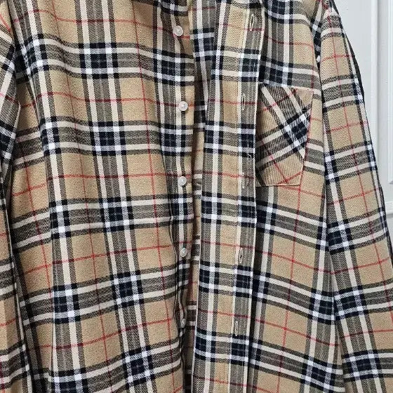 [BUNJANG] Sun-Dried Tomato Checkered Shirt / 선드라이드 토마토 체크 셔츠