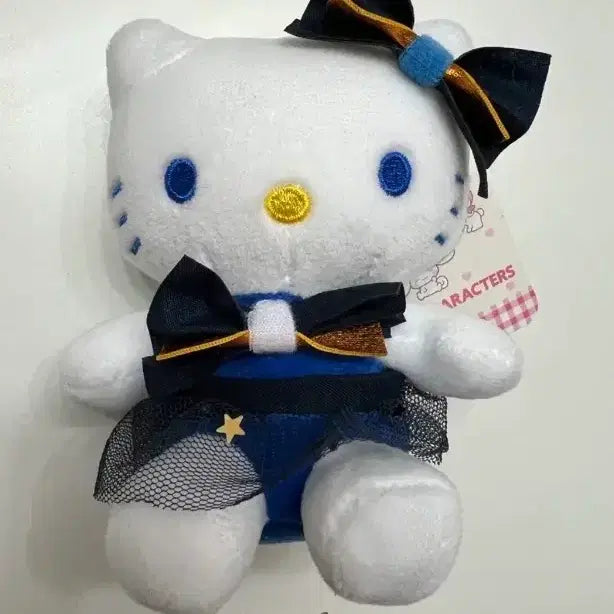 [BUNJANG] Sanrio Hello Kitty Doll Keychain Blue Dress / 산리오헬로키티 인형 키링 블루 드레스