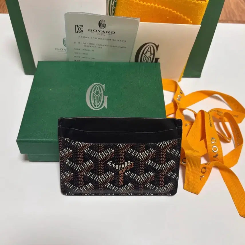 [BUNJANG] Goyard Saint Pierre Card Holder Black / 고야드 생쉴피스 카드 홀더 블랙