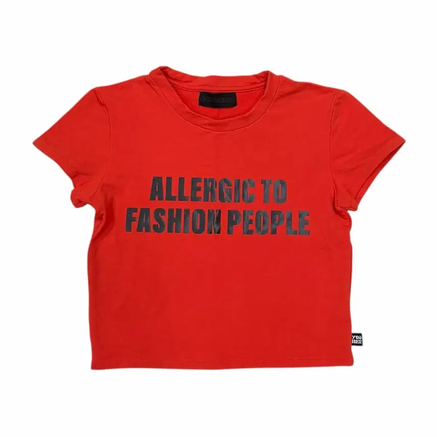 [BUNJANG] Allergy Baby Short Sleeve T-Shirt Orange / 유희 알레르기 베이비 반팔티 오렌지