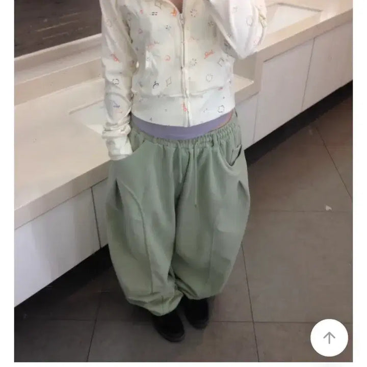 [BUNJANG] Wide Leg Pants Mint / 와이드팬츠 민트