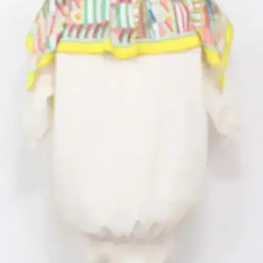 [BUNJANG] OZOC Ivory Short Sleeve Knit with Scarf Set / 아이보리 반팔 니트 + 스카프 세트
