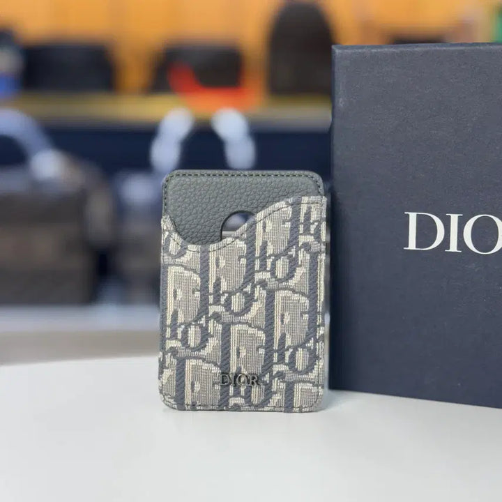 [BUNJANG] Dior Oblique RFID Bifold Wallet Card Holder / 디올 오블리크 맥세이프 카드지갑