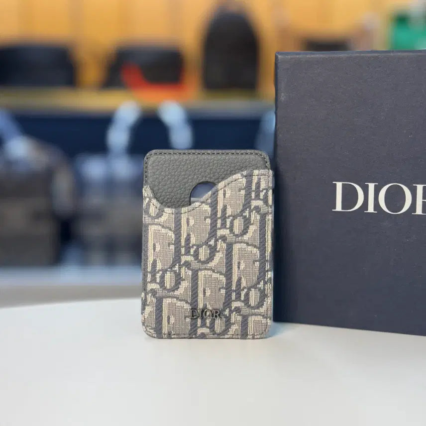 [BUNJANG] Dior Oblique RFID Bifold Wallet Card Holder / 디올 오블리크 맥세이프 카드지갑