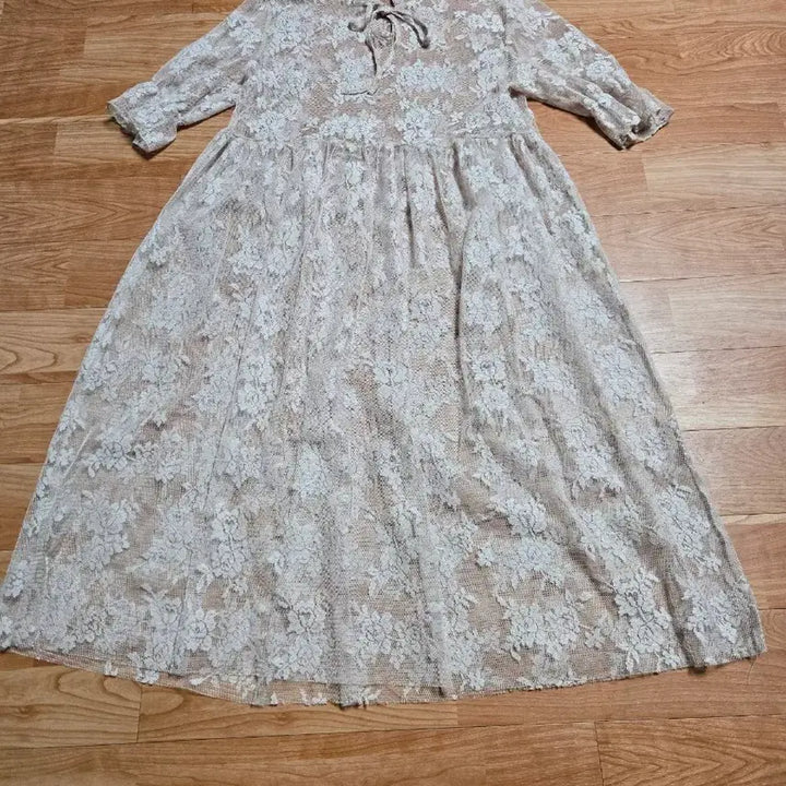 [BUNJANG] Sheer Layered Mesh Dress / 샤랄랄 레이어드망사원피스
