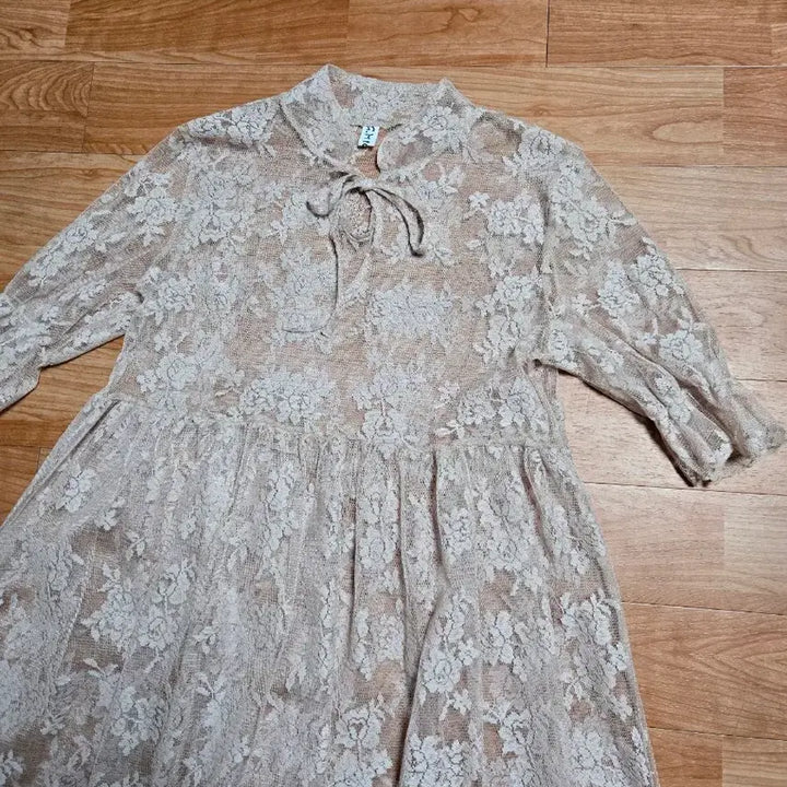 [BUNJANG] Sheer Layered Mesh Dress / 샤랄랄 레이어드망사원피스