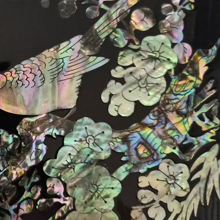 [BUNJANG] Handcrafted Mother-of-Pearl Lacquerware Jewelry Box with Music Box / 옛날 자개 나전칠기 수작업기법으로 정성들여 만들어진 고급 보석함