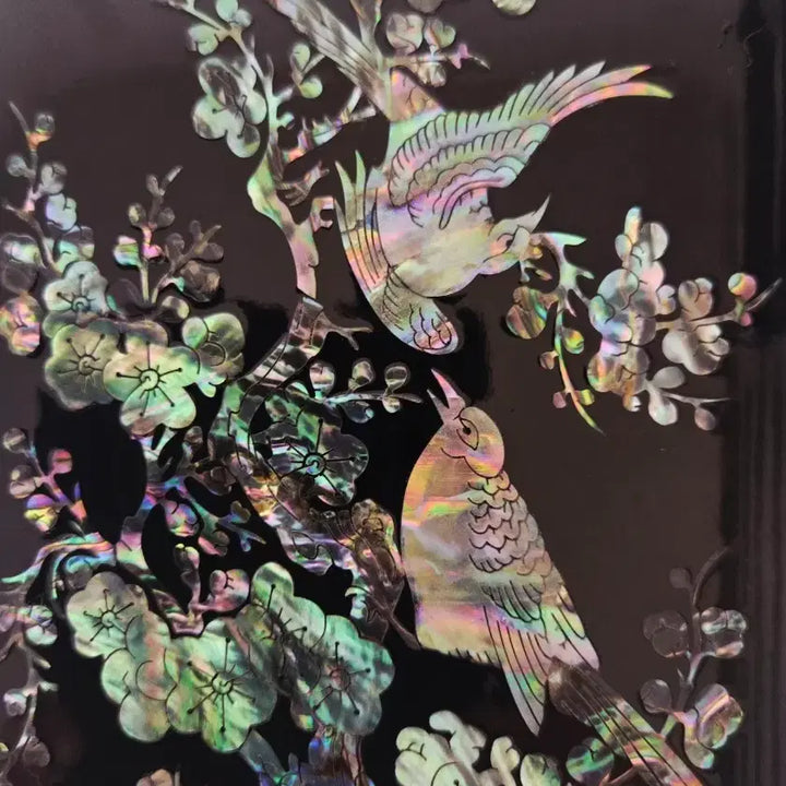 [BUNJANG] Handcrafted Mother-of-Pearl Lacquerware Jewelry Box with Music Box / 옛날 자개 나전칠기 수작업기법으로 정성들여 만들어진 고급 보석함