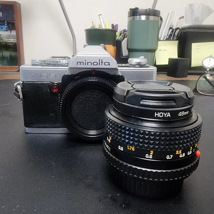 [BUNJANG] Minolta XG-9 Camera Set with MD 50mm f1.7 Lens / 미놀타 XG-9 카메라 세트