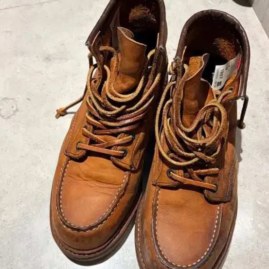 [BUNJANG] Red Wing 1907 Brown Leather Work Boots / 레드윙 부츠 브라운 1907