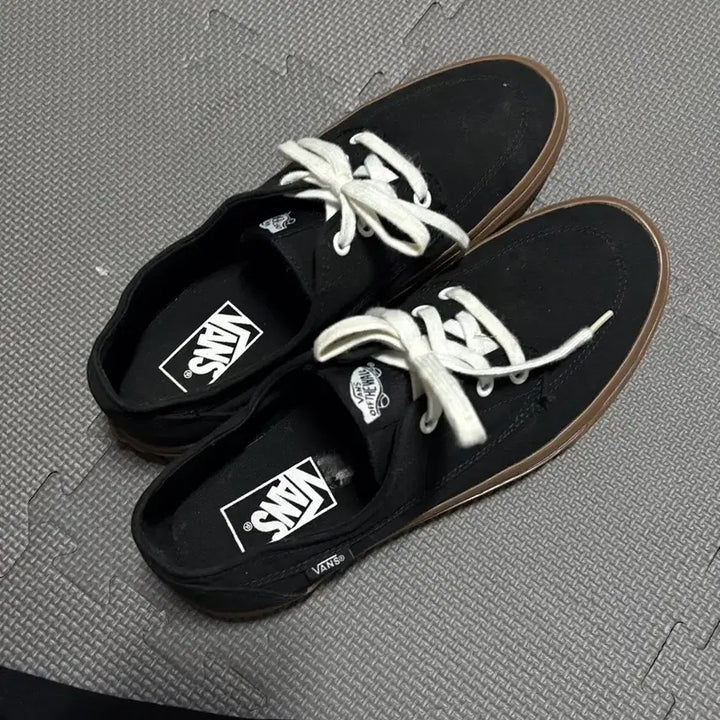 [BUNJANG] Vans Black Slip-On Mule Sneakers / 반스 블랙 슬립온 뮬 스니커즈
