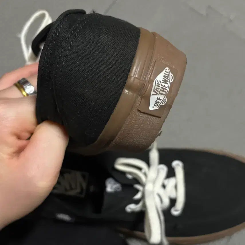 [BUNJANG] Vans Black Slip-On Mule Sneakers / 반스 블랙 슬립온 뮬 스니커즈