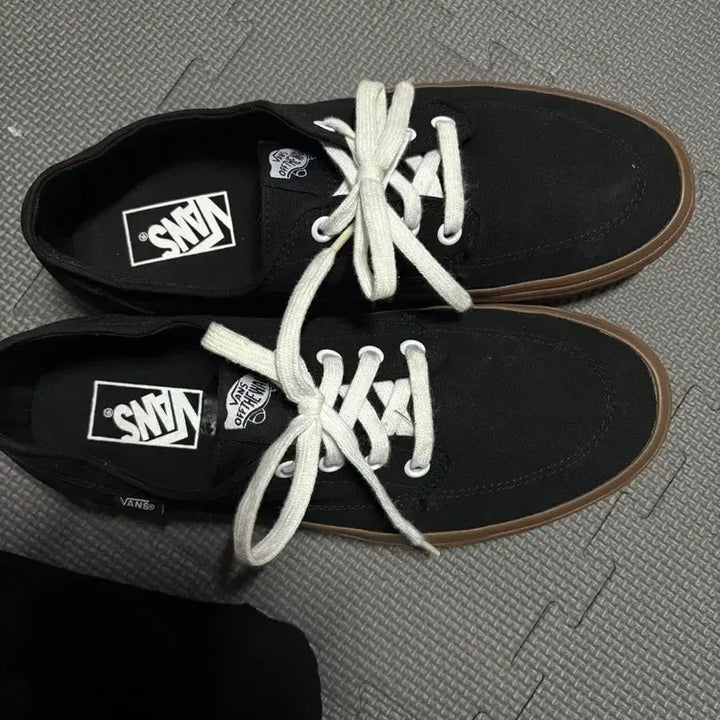 [BUNJANG] Vans Black Slip-On Mule Sneakers / 반스 블랙 슬립온 뮬 스니커즈