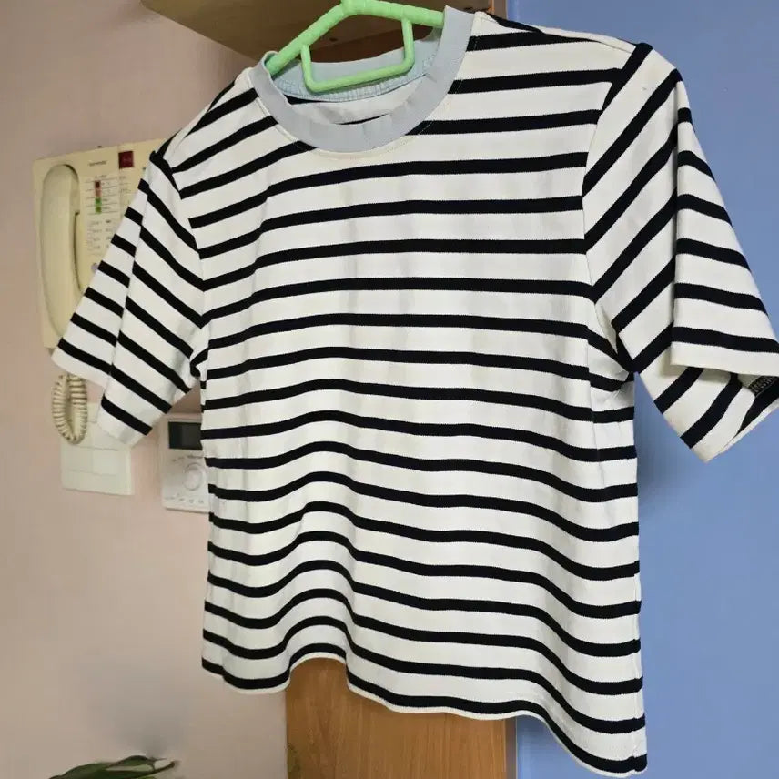 [BUNJANG] CHOR Stripe Short Sleeve T-Shirt (Size 66) / CHOR 스트라이프 반팔티 (66)