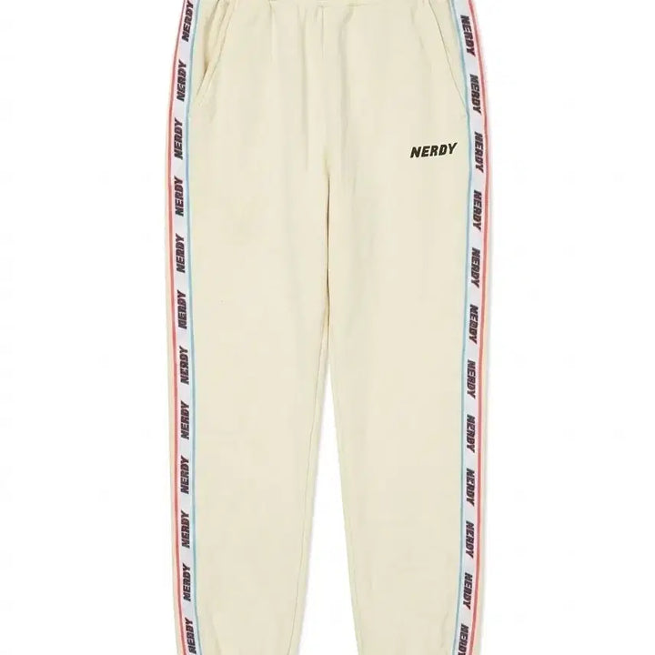 [BUNJANG] NERDY Line Track Jogger Pants Ivory / [할인상품]널디 라인 트랙 조거 팬츠 아이보리
