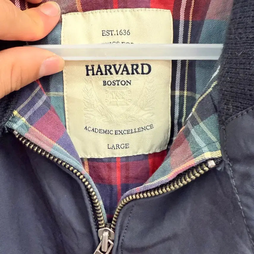 [BUNJANG] Vintage Harvard Logo Y2K Bomber Jacket (L) / 빈티지 하버드로고 Y2K 투웨이 봄버 자켓 (L)