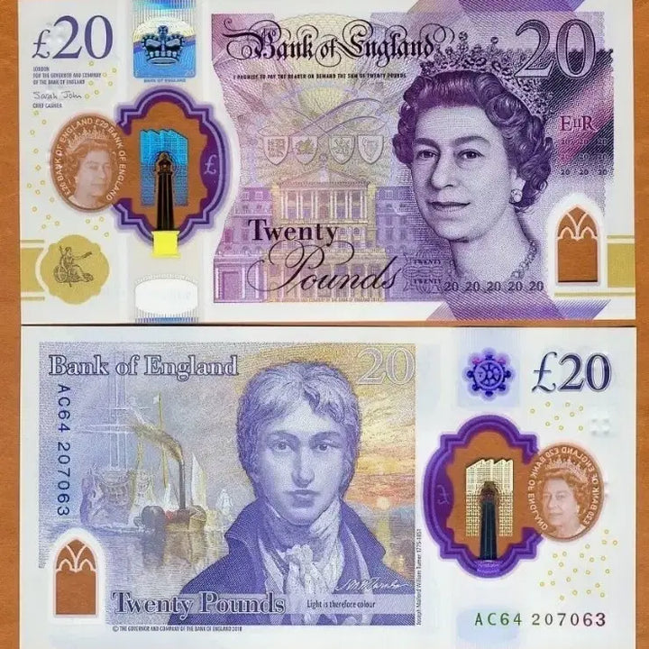 [BUNJANG] United Kingdom 2020 20 Pounds Polymer Uncirculated Coin / 영국 2020 20파운드 폴리머 미사용