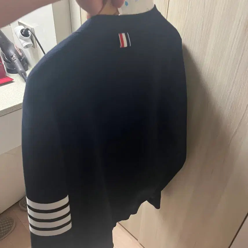 [BUNJANG] Thom Browne Milano Stitch Cardigan Navy / 톰브라운 밀라노 스티치 가디건 네이비
