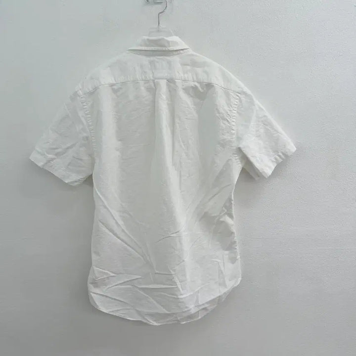 [BUNJANG] Polo Ralph Lauren White Slim Fit Short Sleeve Shirt (M) / 폴로 랄프로렌 화이트 슬림핏 반팔 셔츠 (M)