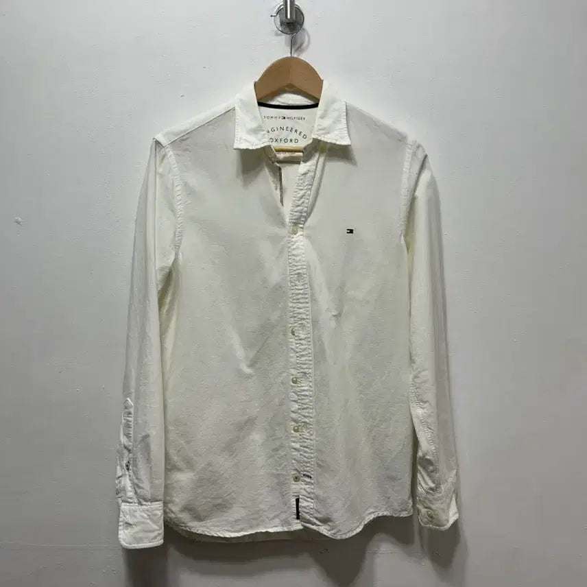 [BUNJANG] Tommy Hilfiger White Oxford Shirt - Size S / 타미힐피거 화이트 옥스포드 셔츠 S