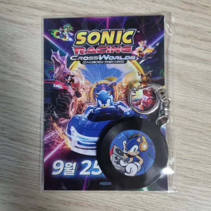 [BUNJANG] Sonic Records Keyring / 소닉 레코드 키링